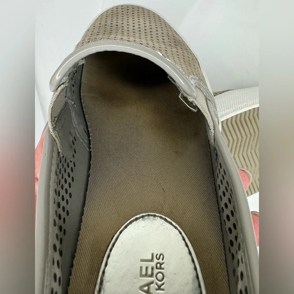 Michael Kors Women’s Gray Suede Slip On Sneakers Size 7M
